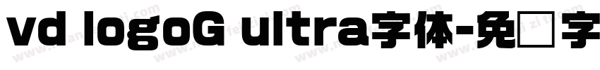 vd logoG ultra字体字体转换